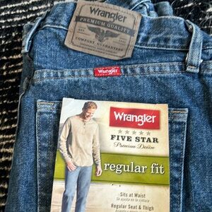 Men’s new wrangler jeans